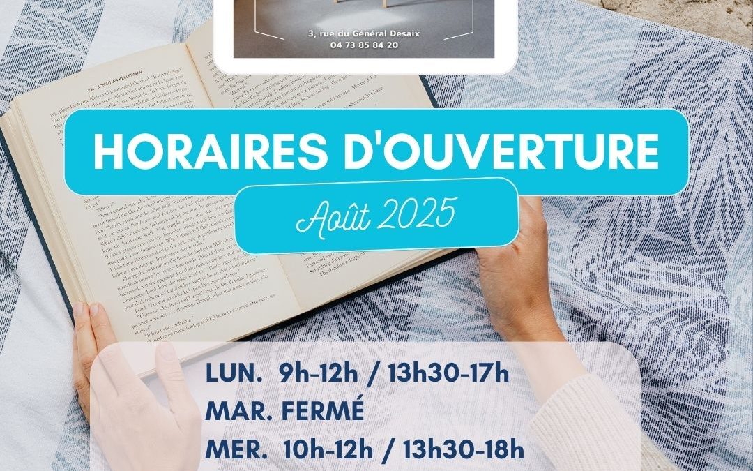 Horaires de la bibliothèque