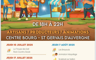 MARCHÉS NOCTURNES ÉTÉ 2025
