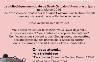 Collecte de souvenirs : Viens, on tue le cochon!