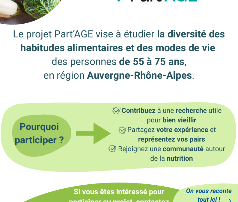 L’INRAE a lancé un projet Part’AGE