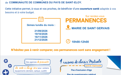 permanences de la mutuelle communale