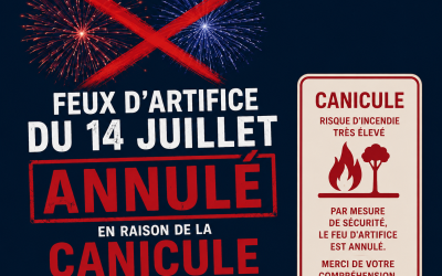 Le feu du 14 juillet annulé