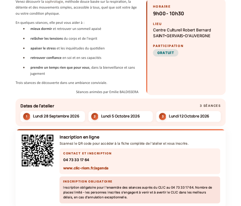 Sophrologie à Saint-Gervais