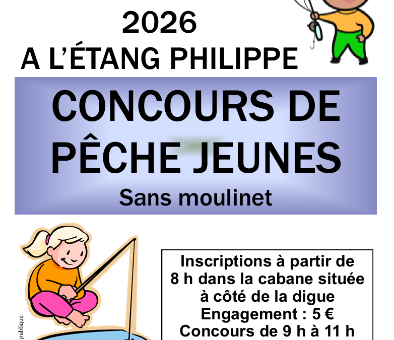 Concours de pêche le samedi 15 Août