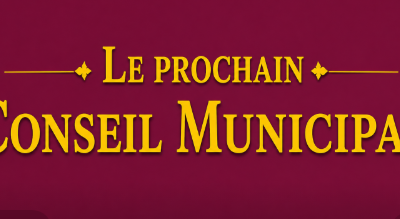 Le prochain conseil municipal se tiendra le vendredi 23 octobre à 19h.
