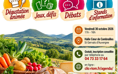 Un salon convivial autour de l’alimentation et du bien vieillir se tiendra le vendredi 30 octobre